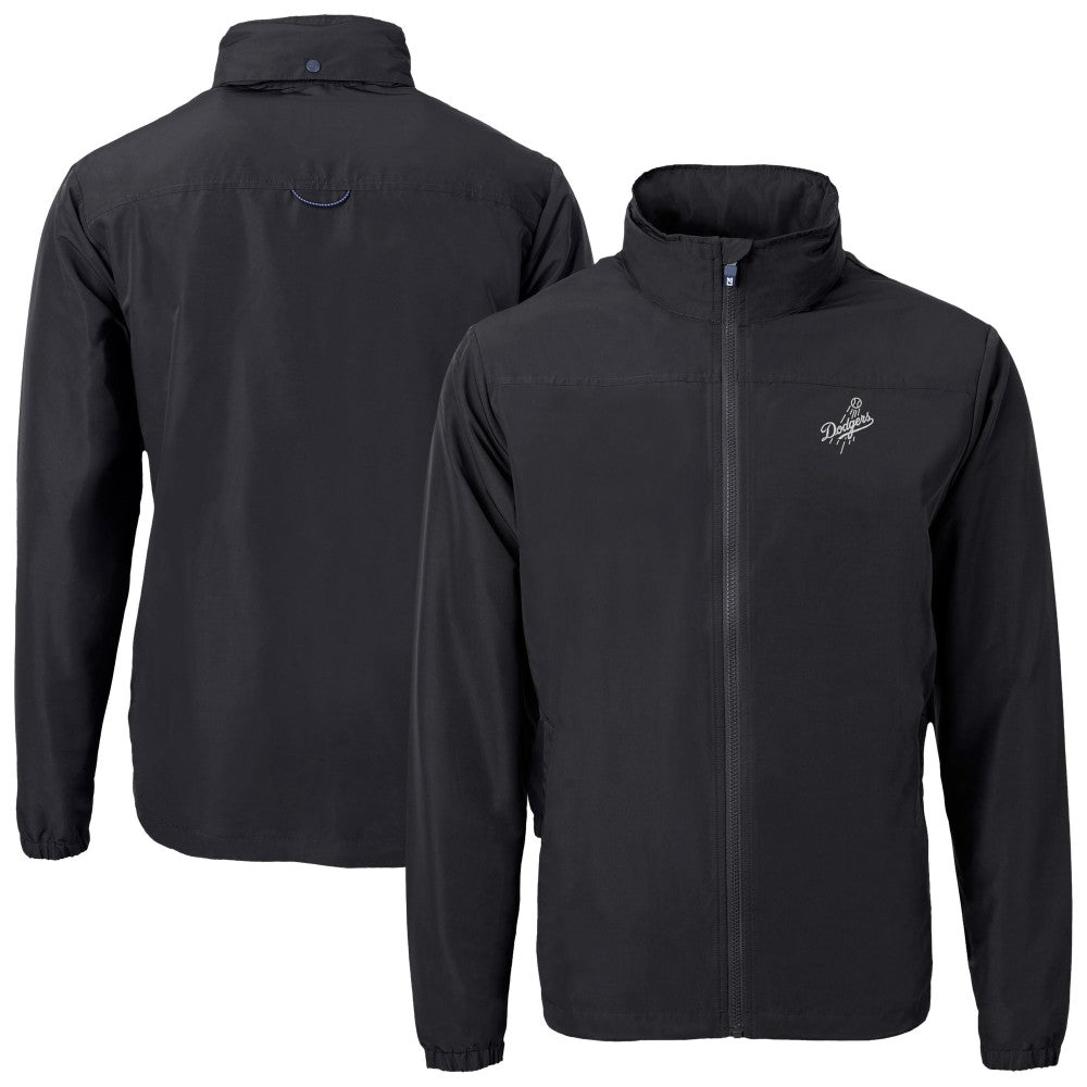 Los Angeles Dodgers Cutter & Buck Charter Eco Recycled Full-Zip Hoodie Jacket for sale