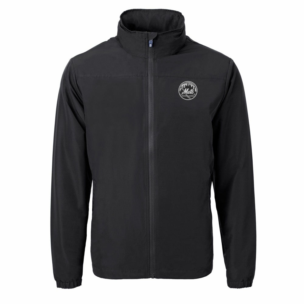 New York Mets Cutter & Buck Charter Eco Recycled Full-Zip Hoodie Jacket Online