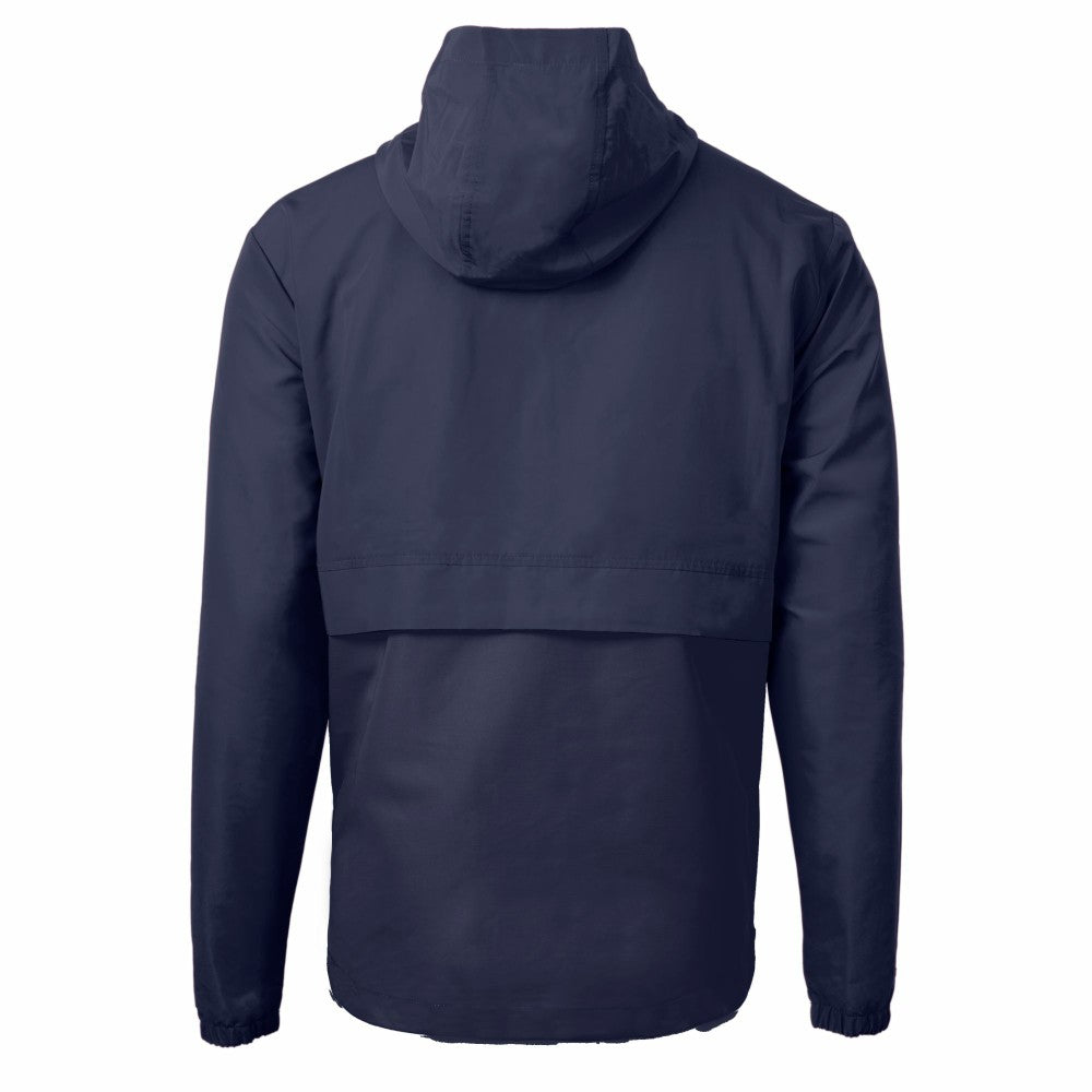 New York Mets Cutter & Buck Charter Eco Recycled Anorak Half-Zip Hoodie Jacket Lifestyle