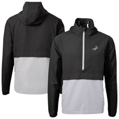 Los Angeles Dodgers Cutter & Buck Charter Eco Recycled Anorak Half-Zip Hoodie Jacket Clearance