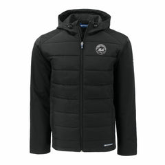 New York Mets Cutter & Buck Evoke Hybrid Eco Softshell Recycled Full-Zip Hooded Jacket Near Me