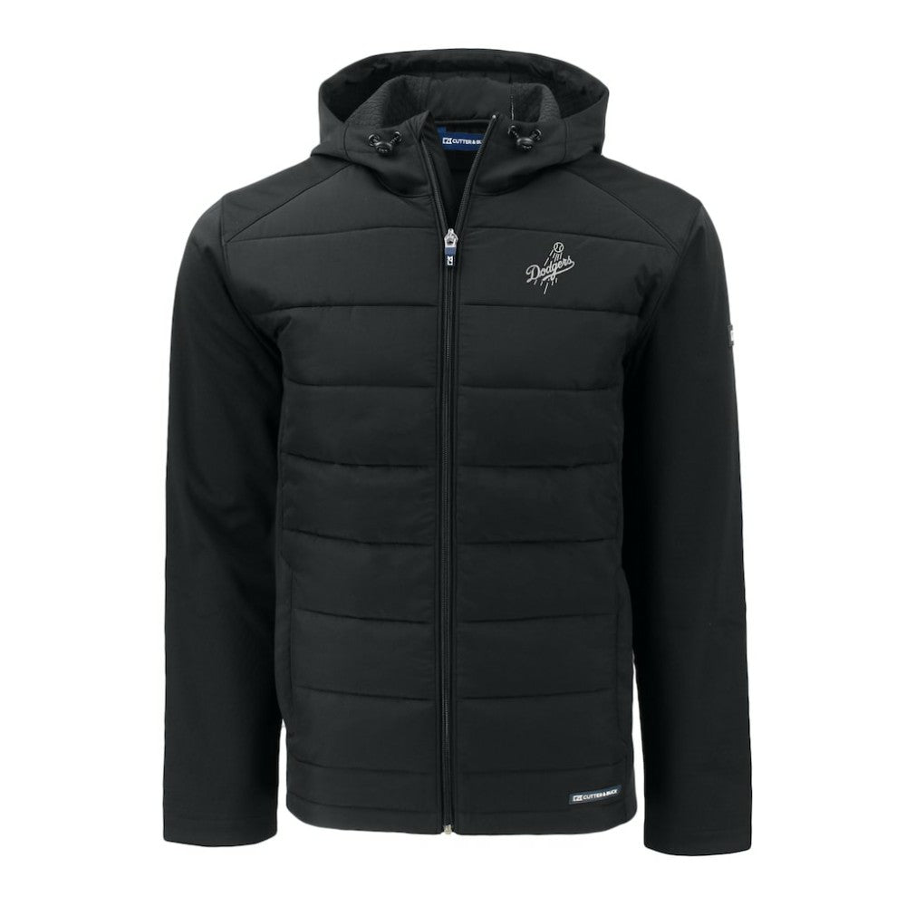 Los Angeles Dodgers Cutter & Buck Evoke Hybrid Eco Softshell Recycled Full-Zip Hooded Jacket Near Me