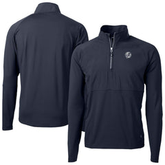 New York Yankees Cutter & Buck Adapt Eco Hybrid Raglan DryTec Quarter-Zip Jacket Near Me