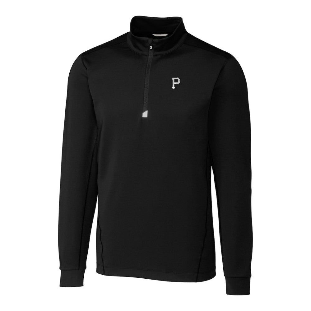 Pittsburgh Pirates Cutter & Buck Traverse Eco Tri-Blend DryTec Quarter-Zip Jacket Sale