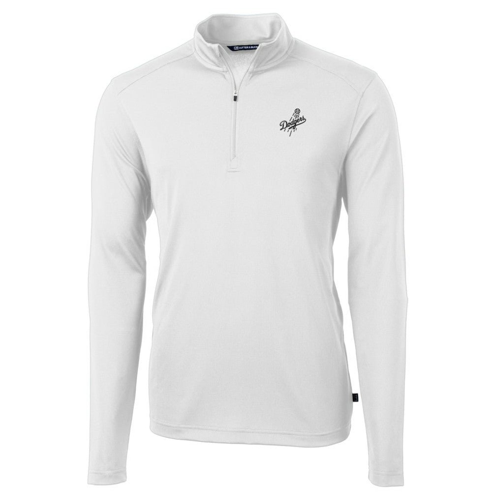 Los Angeles Dodgers Cutter & Buck Virtue Eco Pique Quarter-Zip Jacket discount