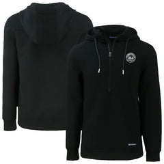 New York Mets Cutter & Buck Roam Eco Recycled Tri-Blend Half-Zip Hoodie discount