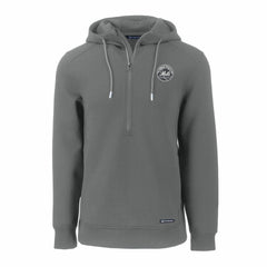 New York Mets Cutter & Buck Roam Eco Recycled Tri-Blend Half-Zip Hoodie Online