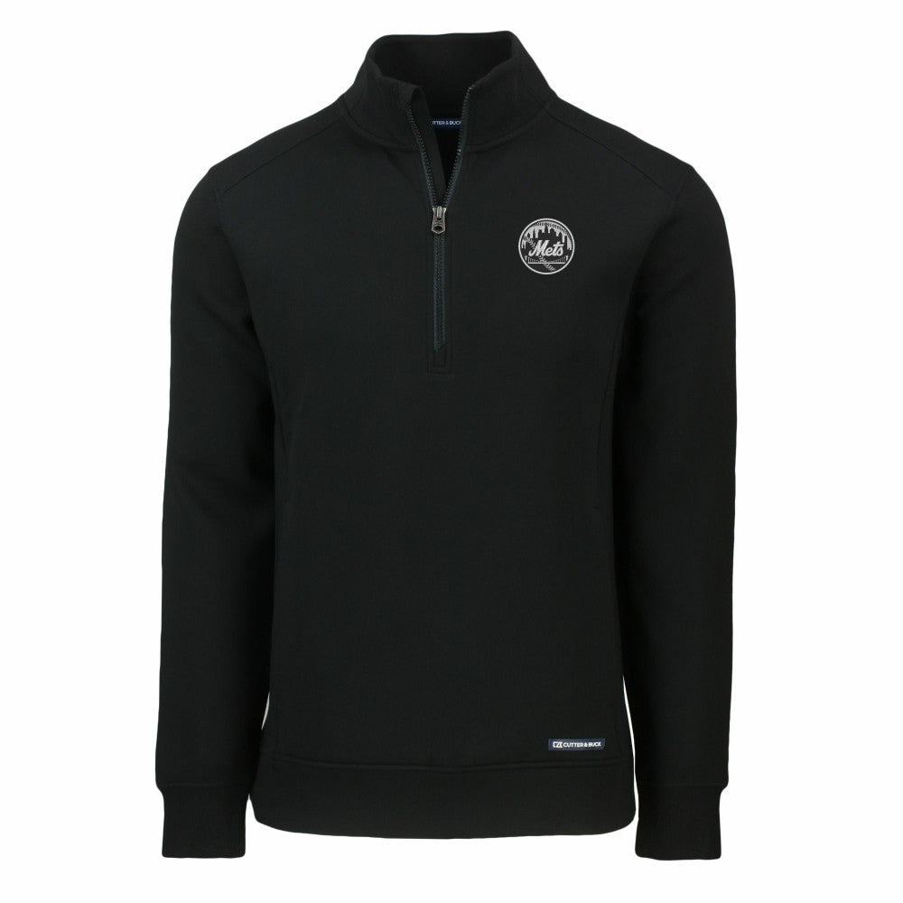 New York Mets Cutter & Buck Roam Eco Quarter-Zip Jacket Lifestyle