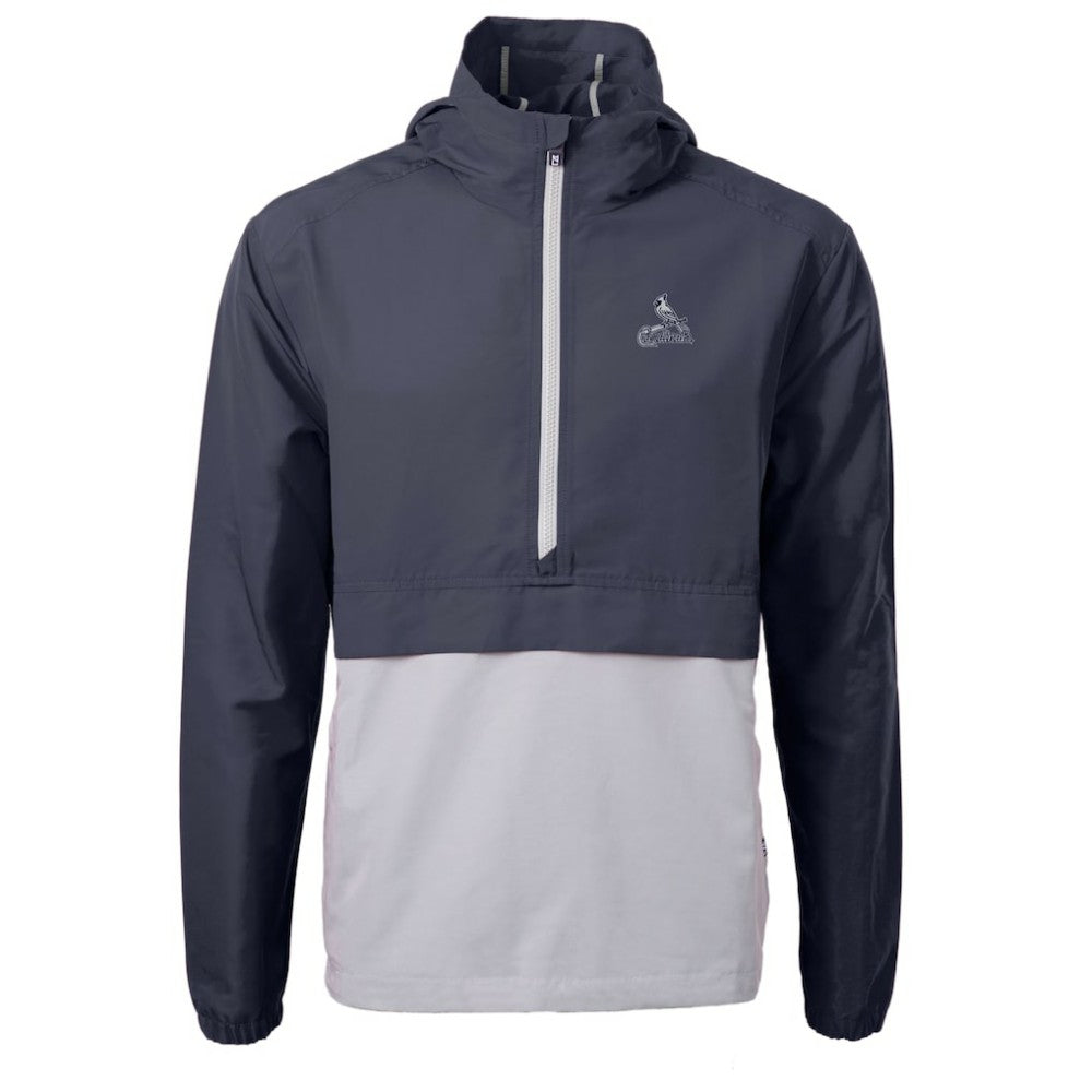 St. Louis Cardinals Cutter & Buck Charter Eco Recycled Anorak Half-Zip Hoodie Jacket Sale