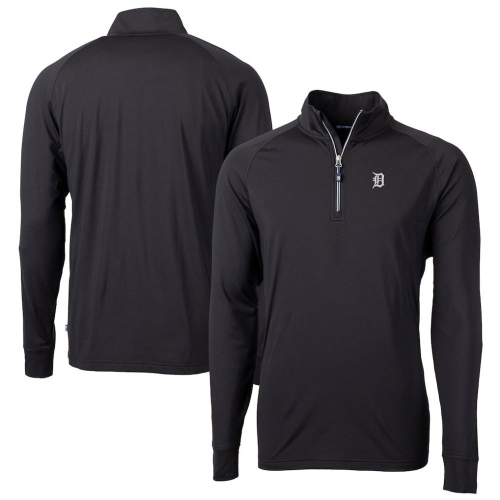 Detroit Tigers Cutter & Buck Big & Tall Adapt Eco DryTec Raglan Quarter-Zip Jacket Online