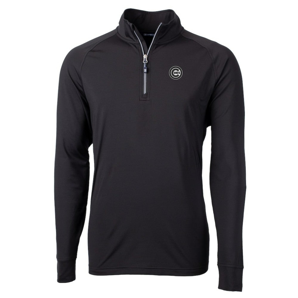 Chicago Cubs Cutter & Buck Big & Tall Adapt Eco DryTec Raglan Quarter-Zip Jacket Clearance