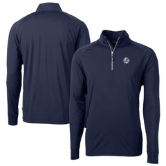 New York Yankees Cutter & Buck Big & Tall Adapt Eco DryTec Raglan Quarter-Zip Jacket Clearance