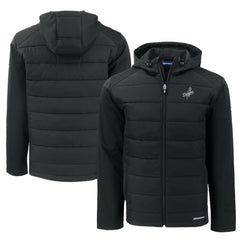 Los Angeles Dodgers Cutter & Buck Big & Tall Evoke Hybrid Eco Softshell Recycled Full-Zip Hooded PrimaLoft Jacket for sale