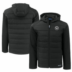 New York Mets Cutter & Buck Big & Tall Evoke Hybrid Eco Softshell Recycled Full-Zip Hooded PrimaLoft Jacket Online
