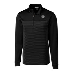 San Francisco Giants Cutter & Buck Big & Tall Traverse Stretch Stripe Eco Tri-Blend Quarter-Zip Top for sale