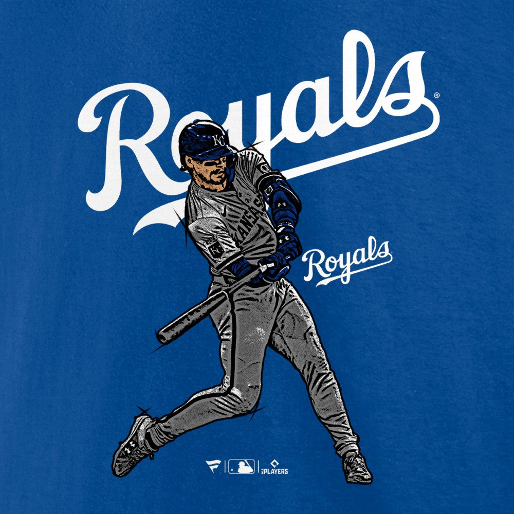 Bobby Witt Jr. Kansas City Royals Player Swing T-Shirt Clearance