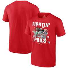 Trea Turner, Bryce Harper, & Kyle Schwarber Philadelphia Phillies Fightin Phils T-Shirt Lifestyle