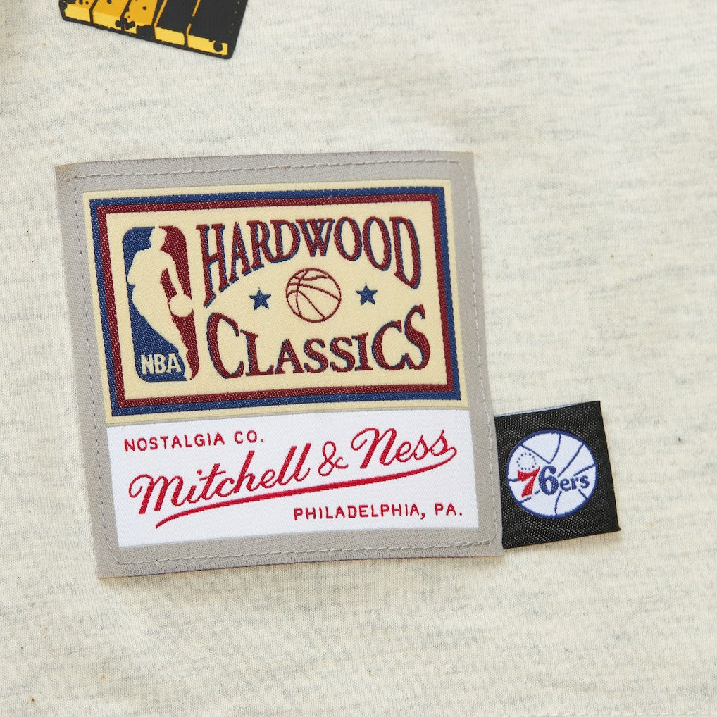 Mitchell & Ness - Philadelphia 76ers Hardwood Classics Legacy Defined Retro Championship T-Shirt - Oatmeal