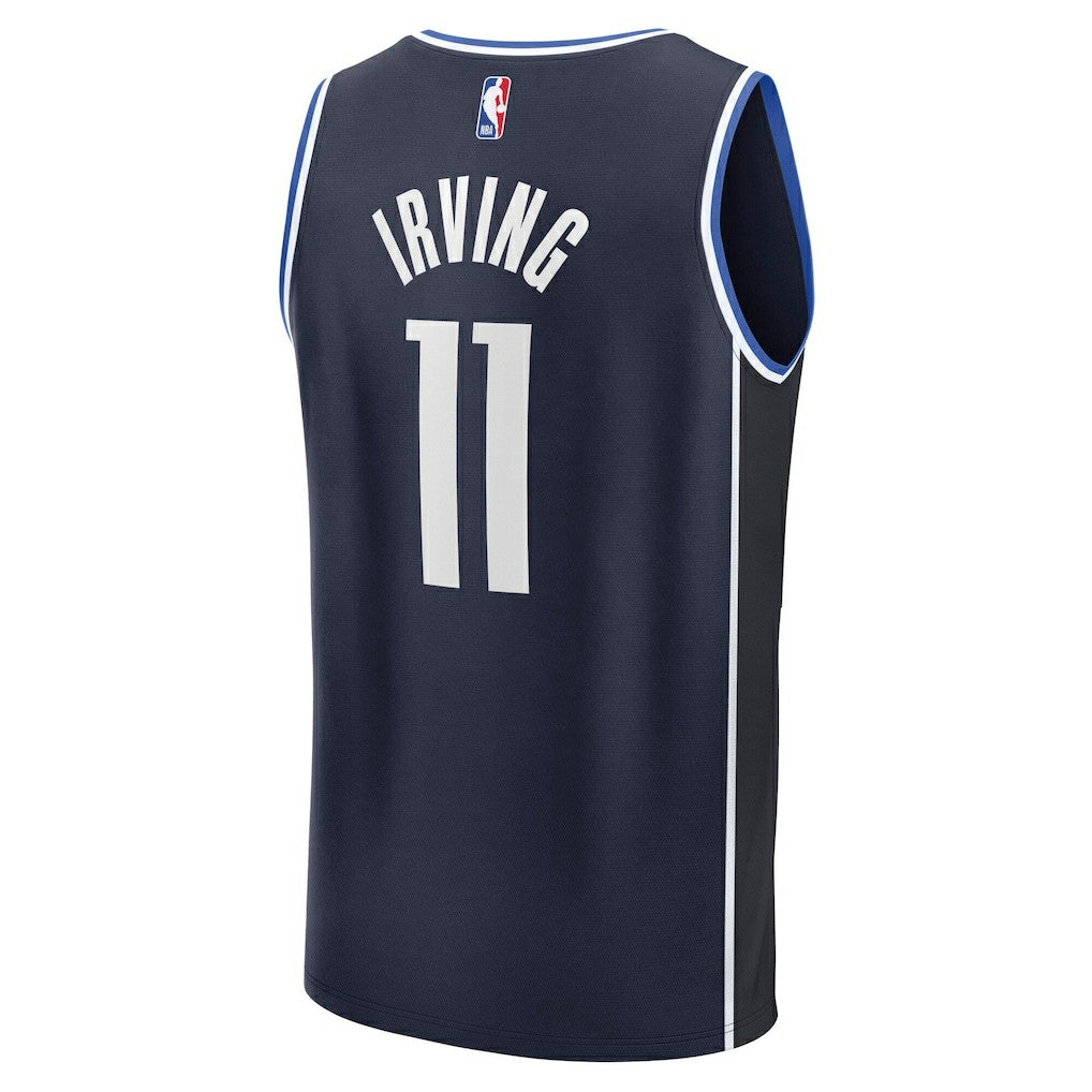 Fanatics - Kyrie Irving Dallas Mavericks Fast Break Replica Player Jersey - Statement Editi- Navy