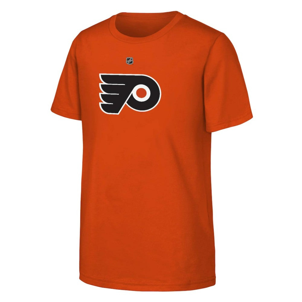 Matvei Michkov Philadelphia Flyers - Youth Player Name & Number T-Shirt Orange