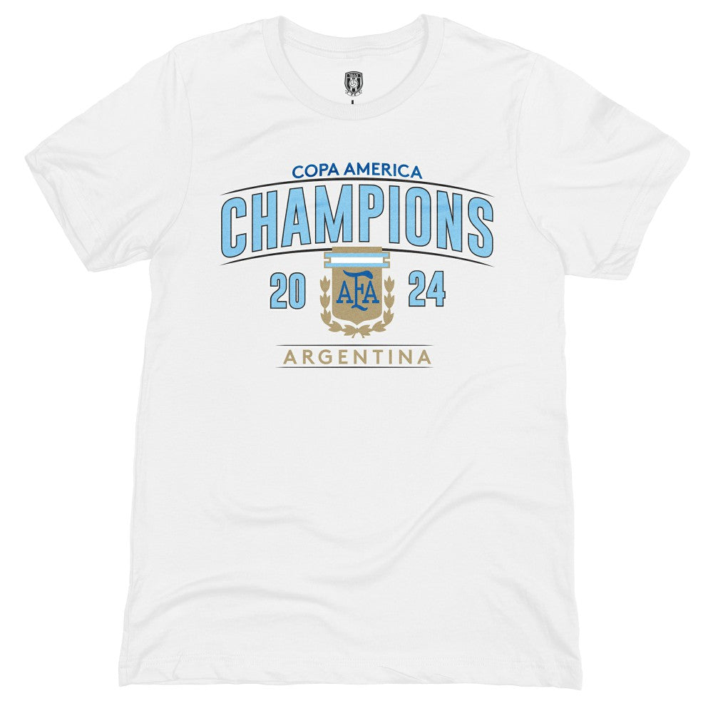 Argentina National Team 1863FC 2024 Copa America Champions T-Shirts - White