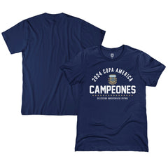 Argentina National Team 1863FC 2024 Copa America Champions T-Shirts - Navy