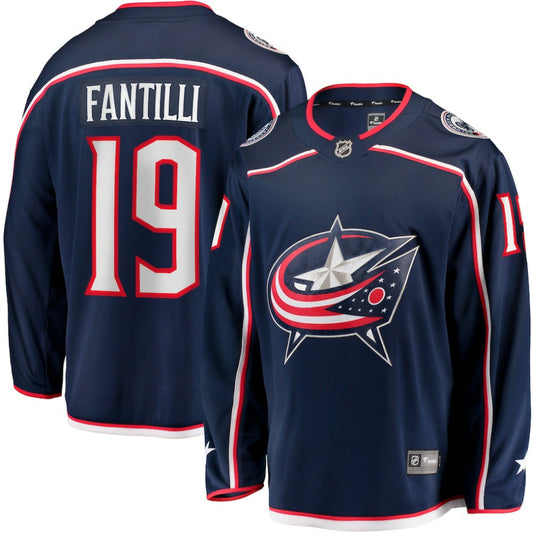 Adam Fantilli Columbus Blue Jackets Fanatics Home Premier Breakaway Player Jersey - Navy | NHL Jerseys