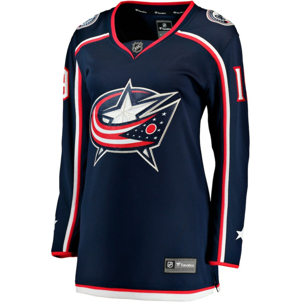 Adam Fantilli Columbus Blue Jackets Fanatics Women's Home Premier Breakaway Player Jersey Breakaway Jersey - Navy | NHL Jerseys