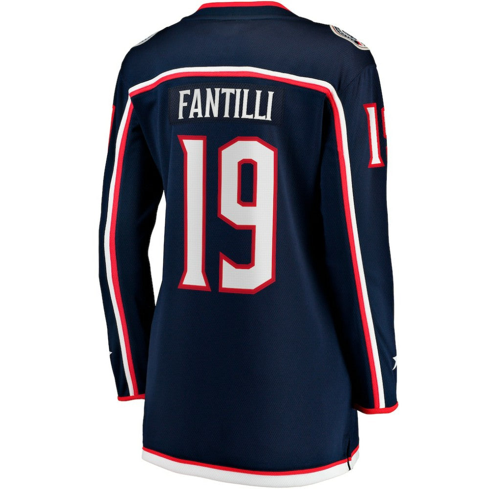 Adam Fantilli Columbus Blue Jackets Fanatics Women's Home Premier Breakaway Player Jersey Breakaway Jersey - Navy | NHL Jerseys