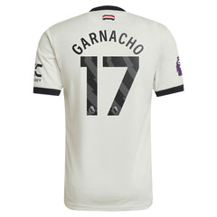 Adidas Alejandro Garnacho Manchester United Originals 2024/25 Third Jerseys - Cream