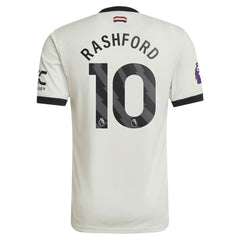 Adidas Marcus Rashford Manchester United Originals 2024/25 Third Jerseys - Cream