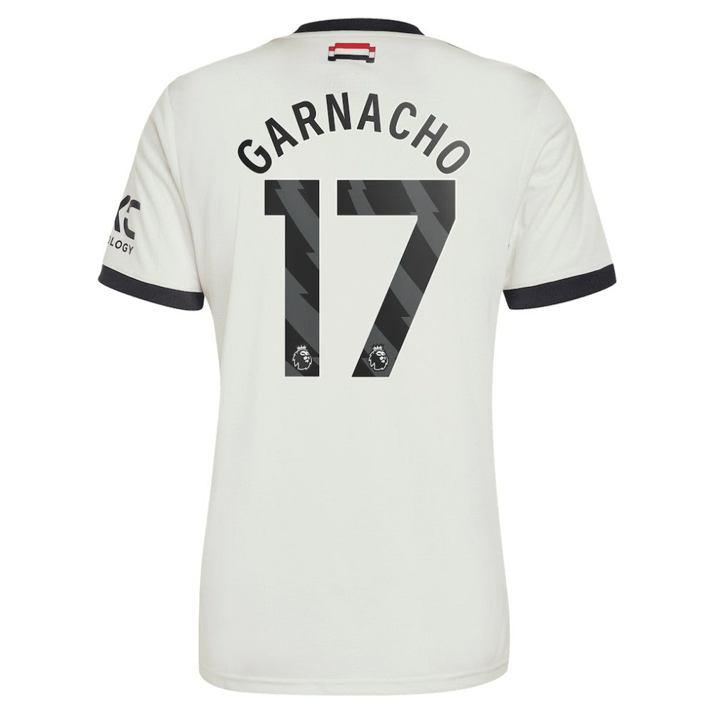 Adidas Alejandro Garnacho Manchester United Originals 2024/25 Third Replica Jerseys - Cream