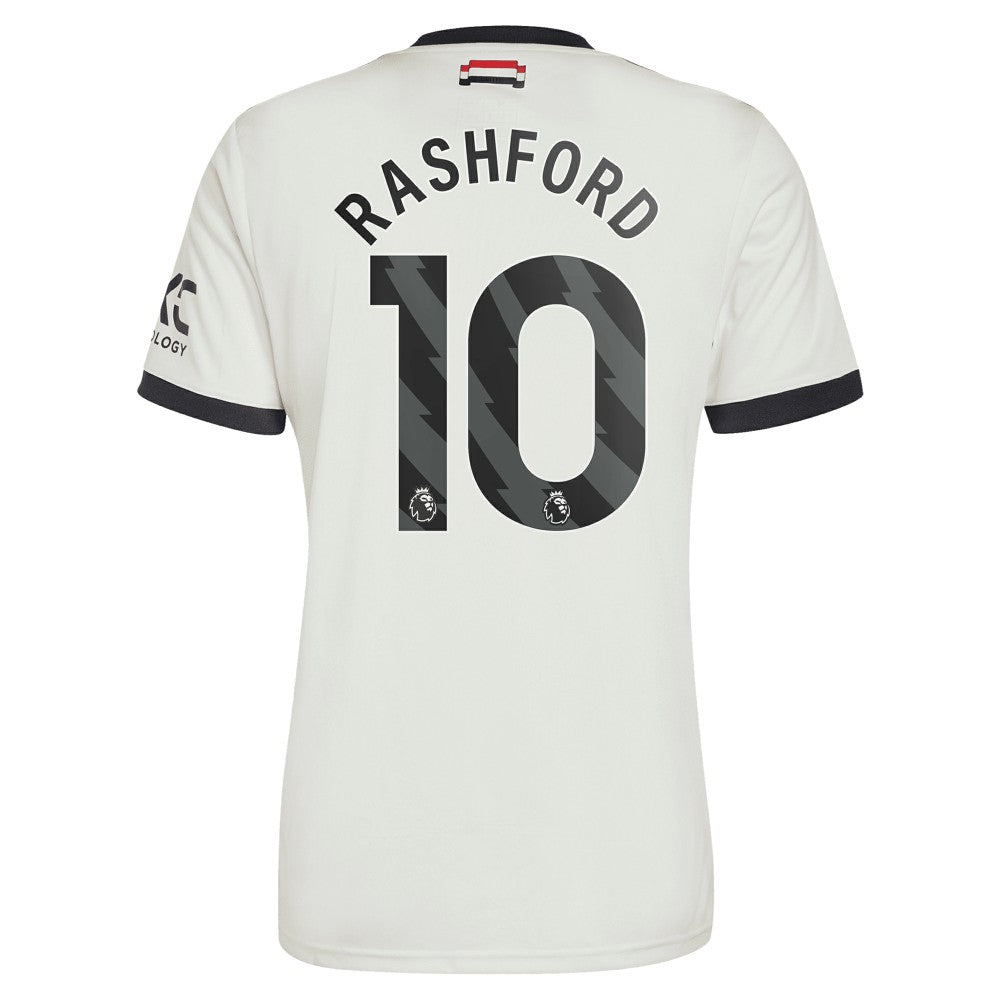 Adidas Marcus Rashford Manchester United Originals 2024/25 Third Replica Jerseys - Cream