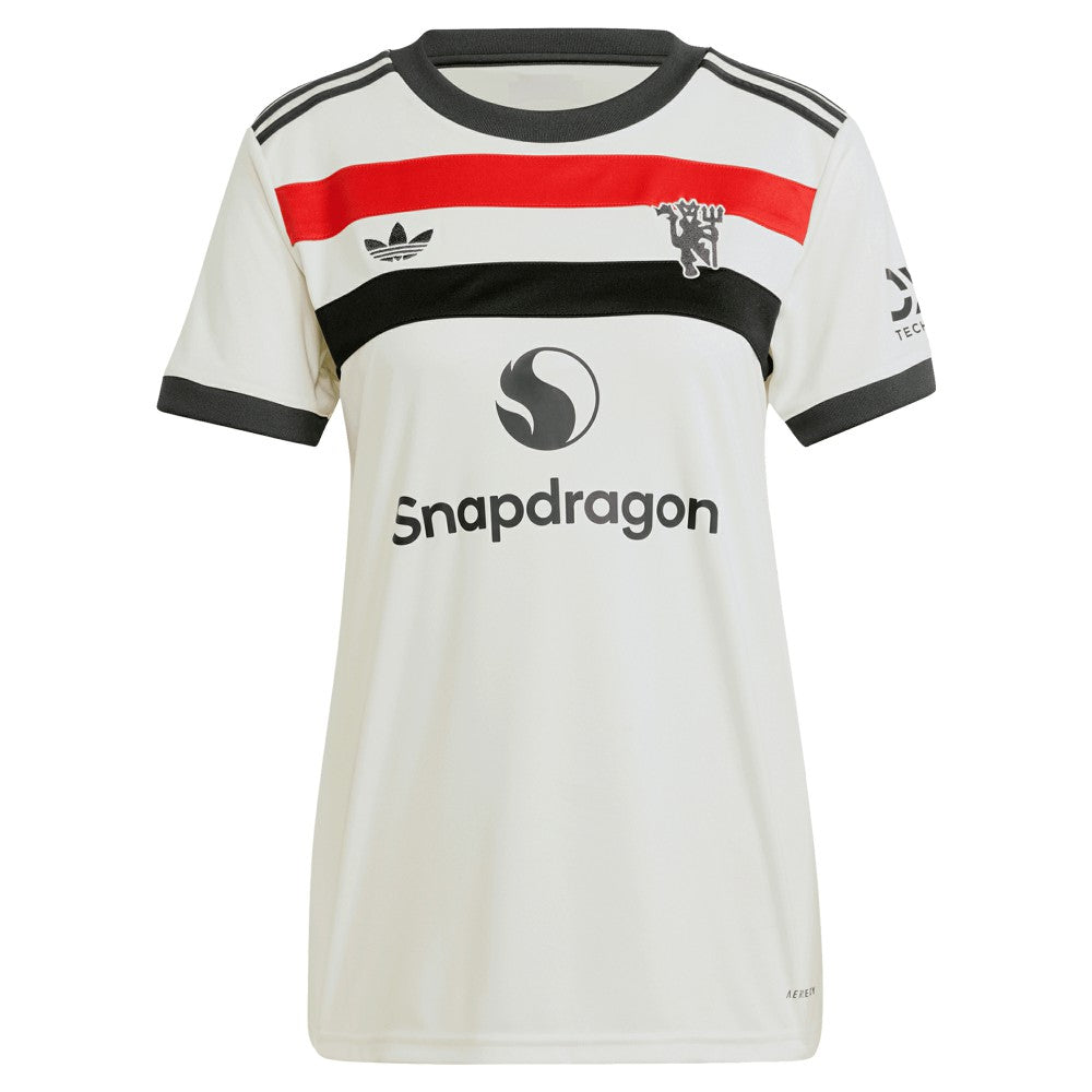 Adidas Alejandro Garnacho Manchester United Originals Women's 2024/25 Third Replica Jerseys - Cream