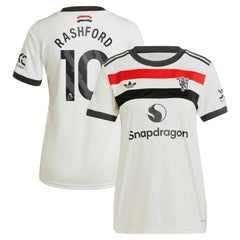 Adidas Marcus Rashford Manchester United Originals Women's 2024/25 Third Replica Jerseys - Cream