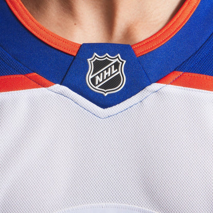 Edmonton Oilers Fanatics Away Premium Jersey - White | NHL Jerseys