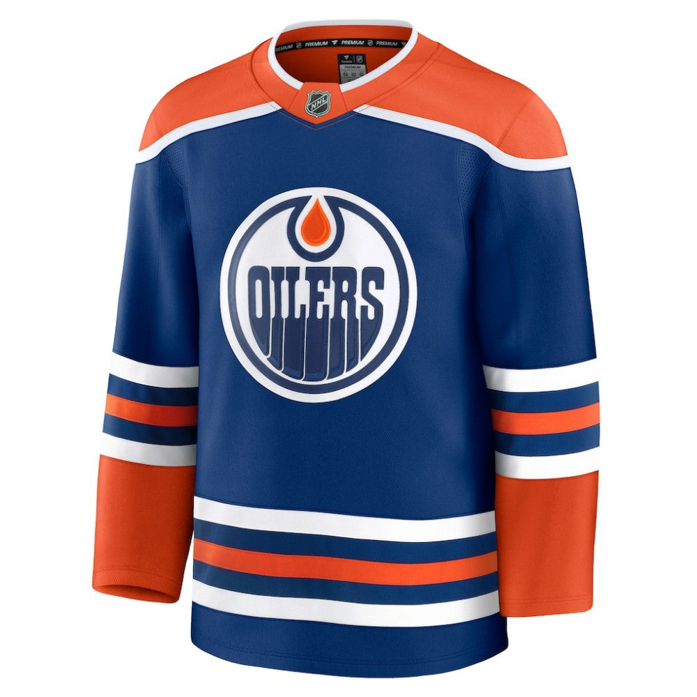 Edmonton Oilers Fanatics Home Premium Jersey - Royal | NHL Jerseys