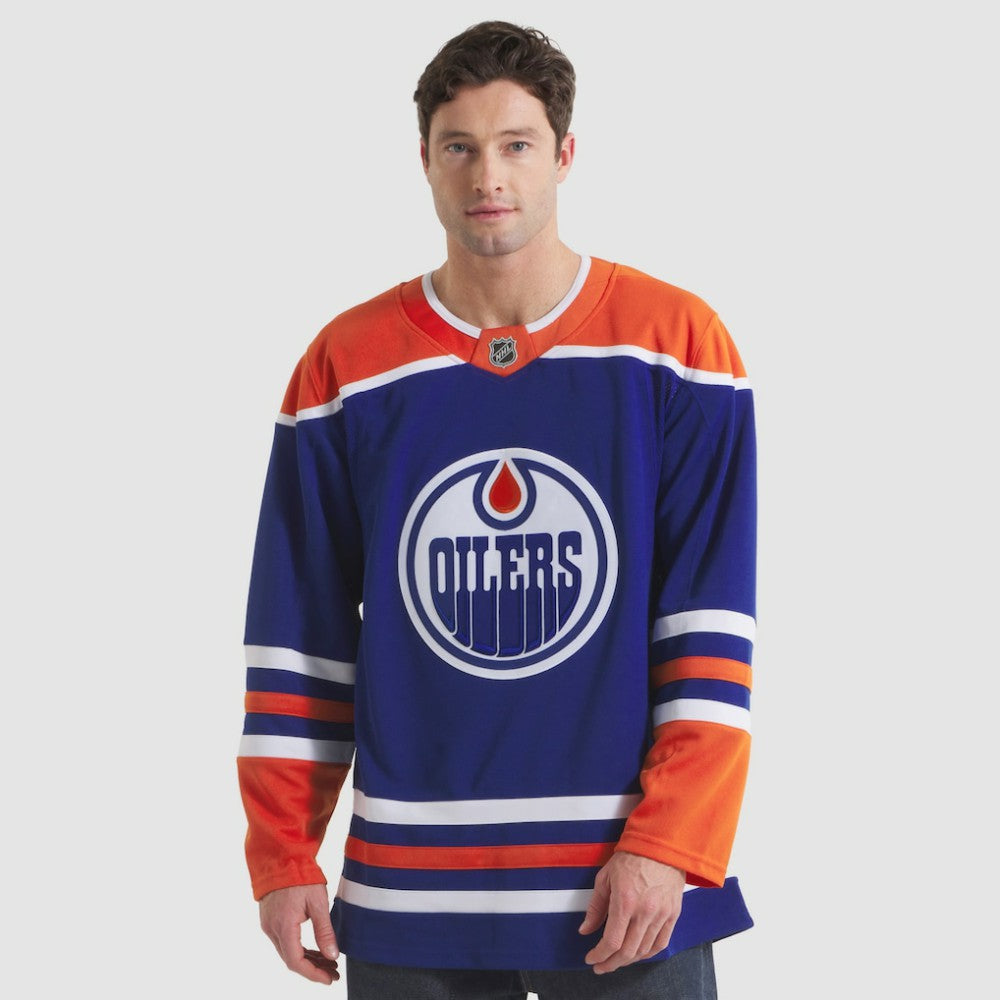 Edmonton Oilers Fanatics Home Premium Jersey - Royal | NHL Jerseys