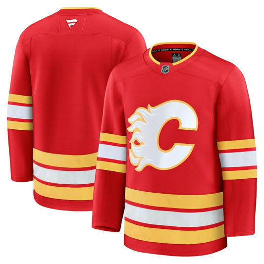 Calgary Flames Fanatics Home Premium Jersey - Red | NHL Jerseys