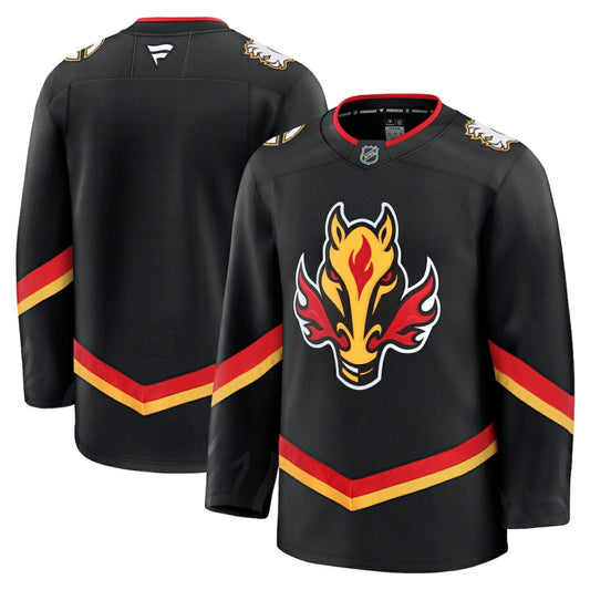 Calgary Flames Fanatics Alternate Premium Jersey - Black | NHL Jerseys