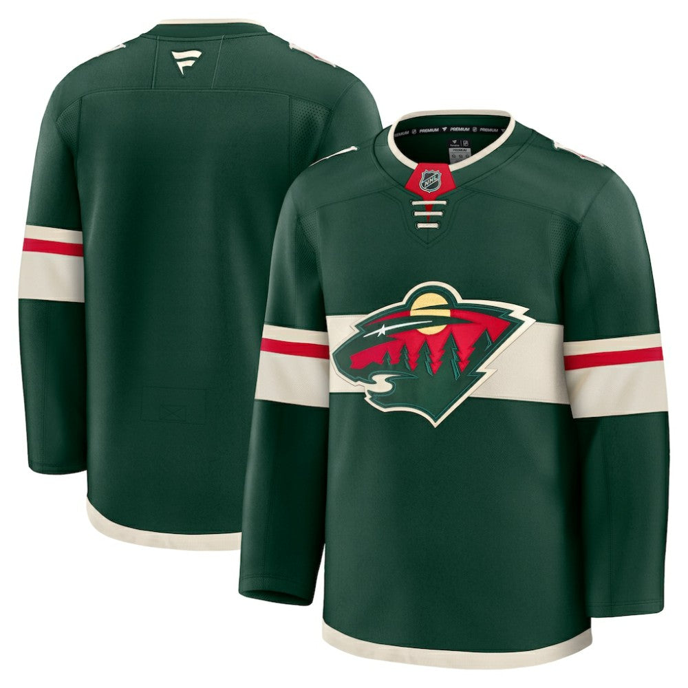 Minnesota Wild Fanatics Home Premium Jersey - Green | NHL Jerseys