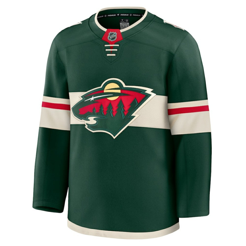 Minnesota Wild Fanatics Home Premium Jersey - Green | NHL Jerseys