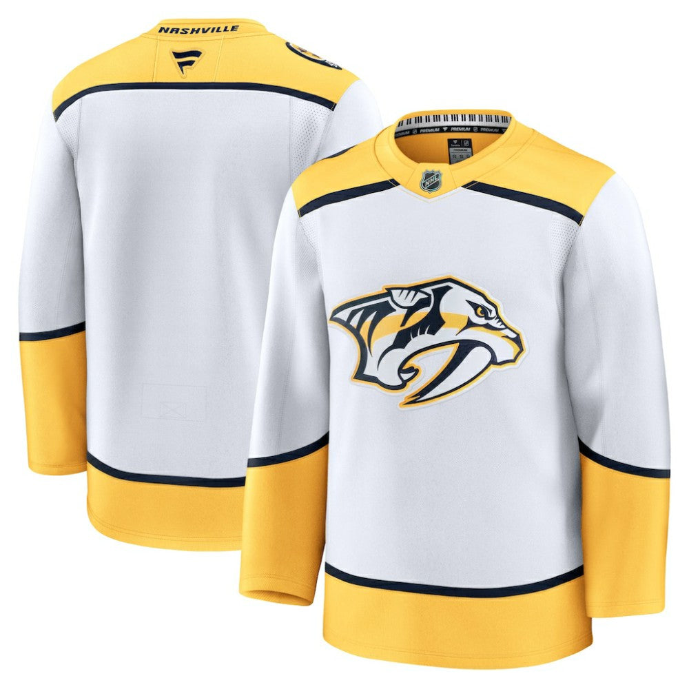 Nashville Predators Fanatics Away Premium Jersey - White | NHL Jerseys