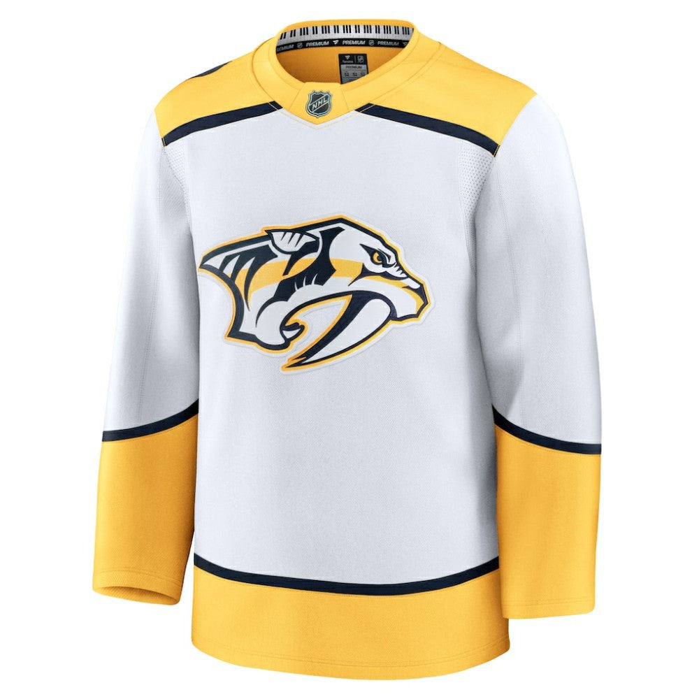 Nashville Predators Fanatics Away Premium Jersey - White | NHL Jerseys