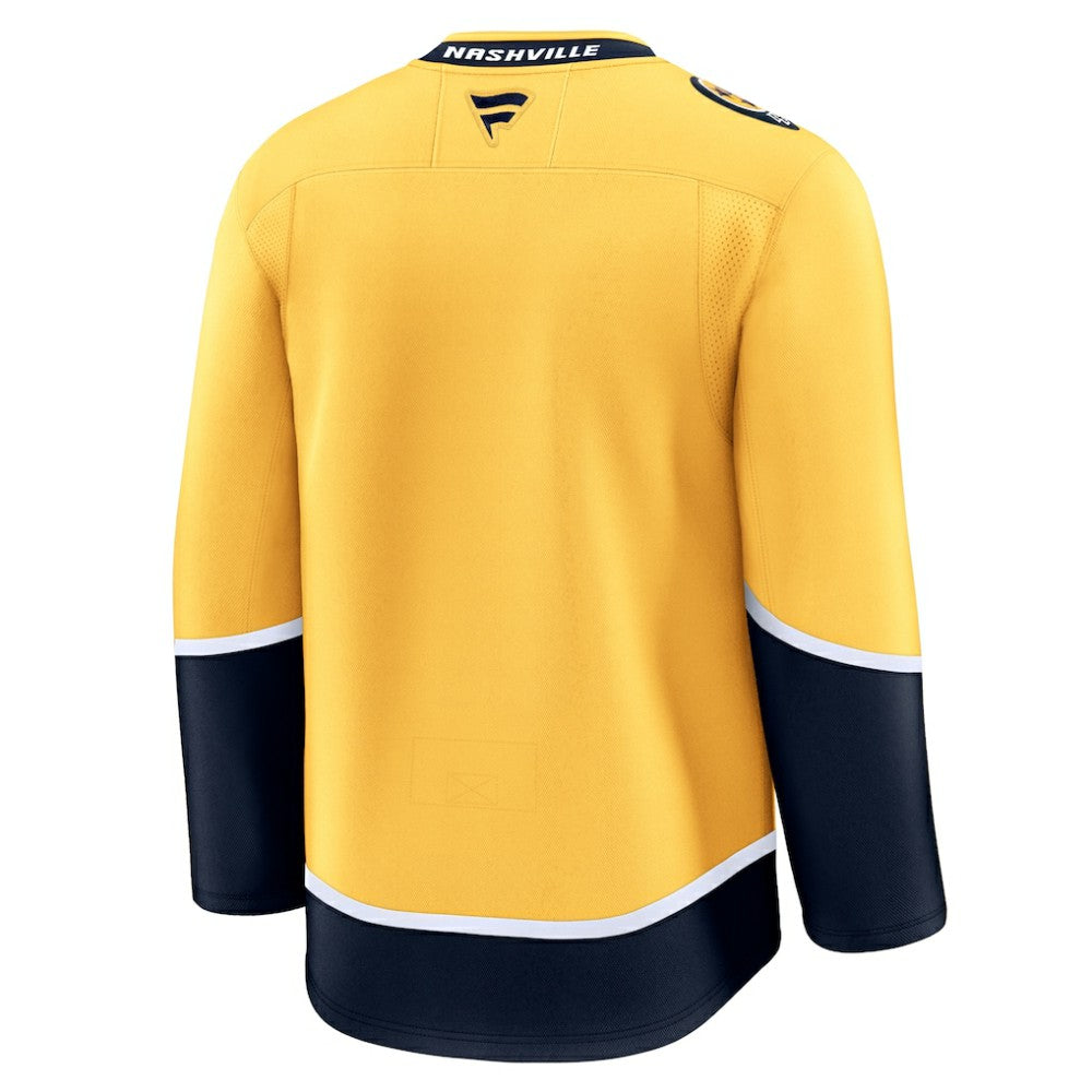 Nashville Predators Fanatics Home Premium Jersey - Yellow | NHL Jerseys