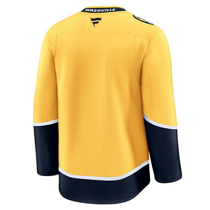 Nashville Predators Fanatics Home Premium Jersey - Yellow | NHL Jerseys