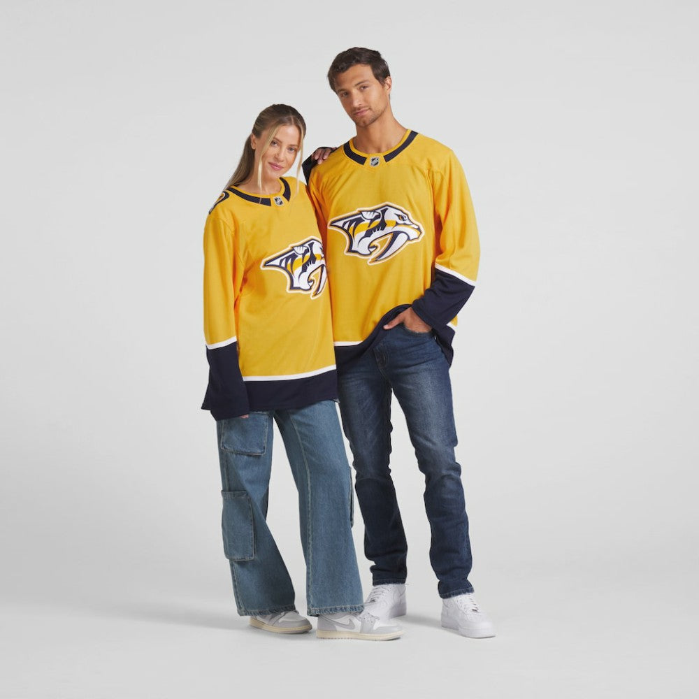 Nashville Predators Fanatics Home Premium Jersey - Yellow | NHL Jerseys