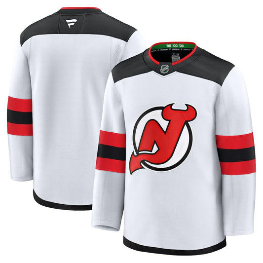 New Jersey Devils Fanatics Away Premium Jersey - White | NHL Jerseys