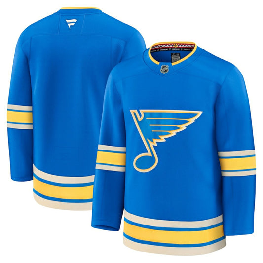 St. Louis Blues Fanatics Alternate Premium Jersey - Blue | NHL Jerseys