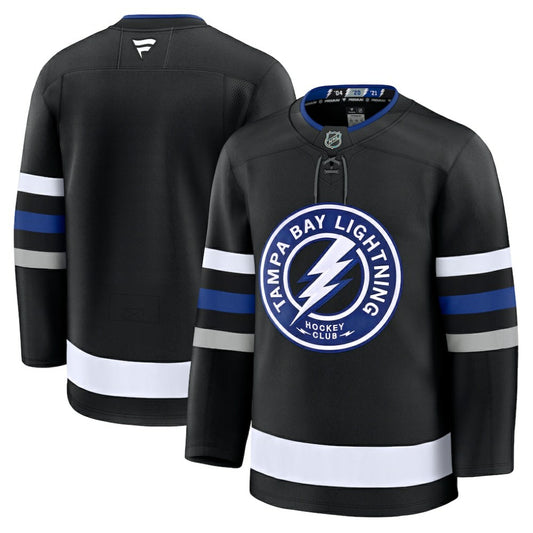 Tampa Bay Lightning Fanatics Alternate Premium Jersey - Black | NHL Jerseys